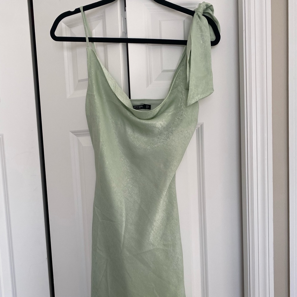Satin Mini Dress